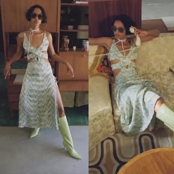 festival dress for love and lemons For Love & Lemons Floral Ruffle Mini Dress
